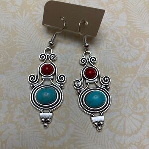 Turquoise Earrings NWOT